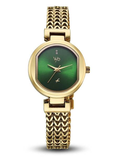 Fastrack Vyb 6.0 Seeker Quartz Green Round Dial Women's Watch / Analog Watch - For Boys & Girls FV60085YM01,FV60085YM01W