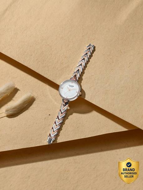 Sonata Poze 7 White MOP Dial Rose Gold Alloy strap Strap Analog Watch - For Women SP80149KM01W
