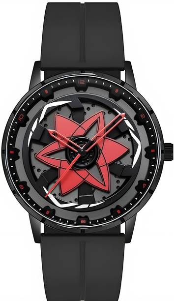 Japanese Anime Ninja Rim Hub Watches Men Sports Car Men Watches Analog Watch  - For Men & Women Quartz Waterproof Sport Wheel Wristwatch Car Quartz Men Watches-43