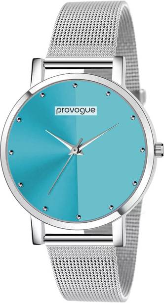 Provogue Classic Analog Watch  - For Women | Quartz Watch | Stainless Steel Mesh Strap | Casual & Party Wear