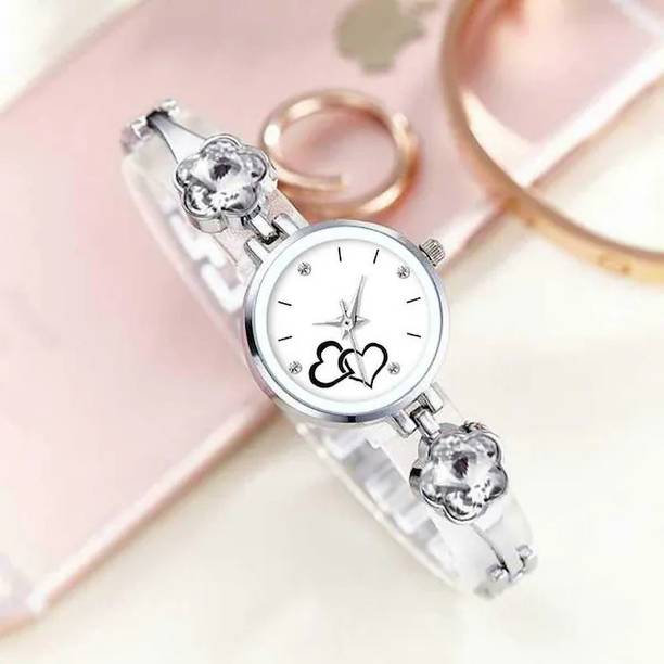 Classic Prime Time Series Analog Watch  - For Women Shopsy_White Stone