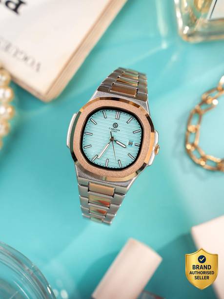 Grace Blue Analog Watch - For Women Grace Dual-Tone Silver