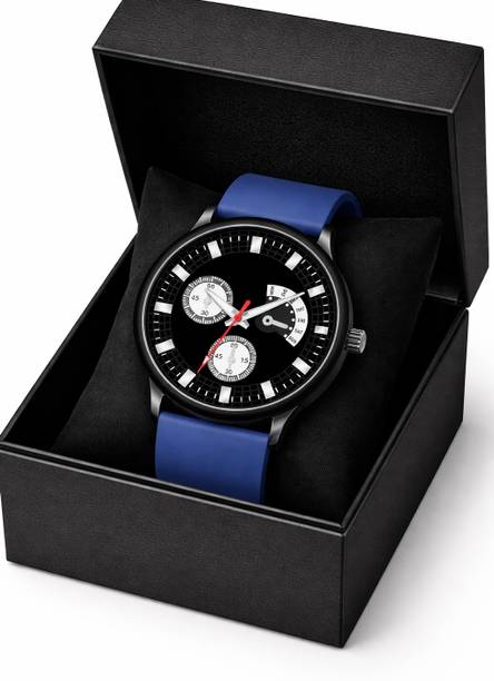 Analog Watch  - For Men & Women Formal Analog Blue Color Silicone Strap Best Selling Watch