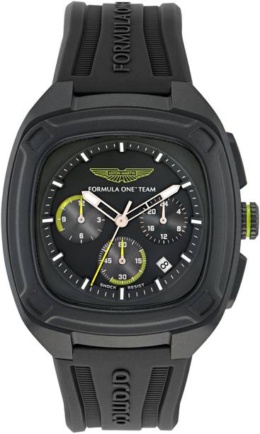 Aramco Square 44mm Black Dial Analog Watch - For Men MTFO1F50543