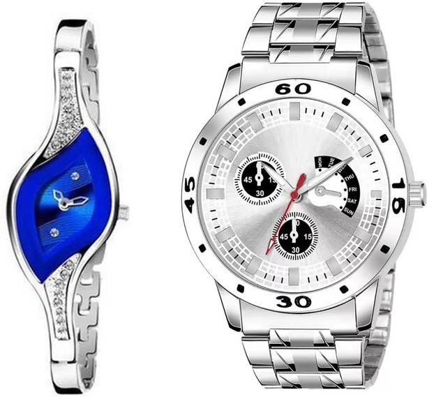 RIDDHI Aveo steel white RS-82_Raga RS-60 RIDDHI New Trandy Analog Watch Analog Watch  - For Men & Women