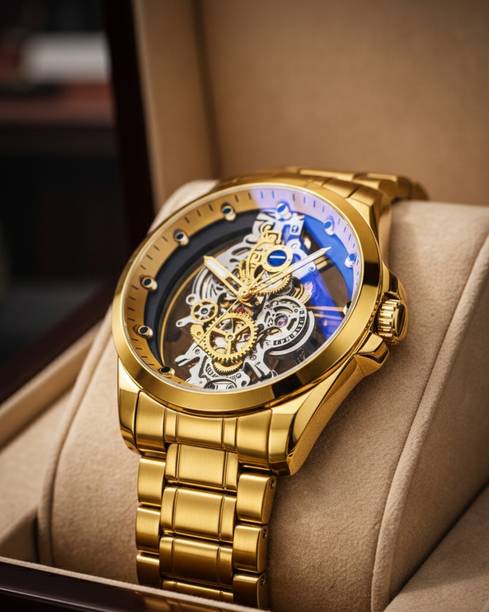 Luxury Skeleton Automatic Mechanical Watch Analog Watch  - For Men SKEL-MECH-87