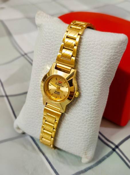 Analog Watch  - For Women Waterproof gold colour watch for women