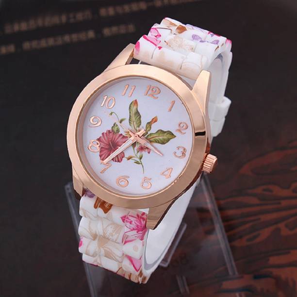 new stylish watch for women flower Analog Watch  - For Women wh-flow-multy kjcn