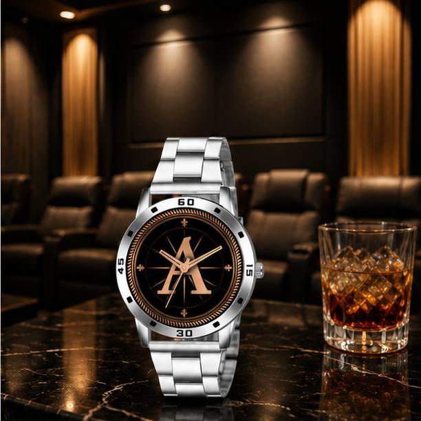 Atix -A-AVO-SIL-CHAIN-at77 -A-AVO-SIL-CHAIN-at77 Analog Watch  - For Men
