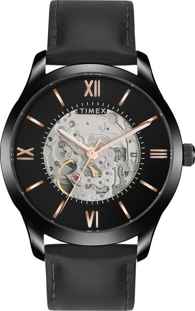 Automatic Black Dial Analog Watch - For Men TWEG208SMU03