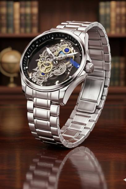 Luxury Skeleton Automatic Mechanical Watch Analog Watch  - For Men SKEL-MECH-162