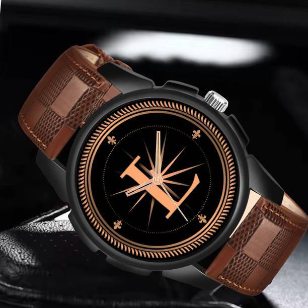 Red Robin ALPHA-L-J16-BLK-BRW-CHL-1 Alpha Heritage Collection L Brown Strap Watch for Man & Boys Analog Watch  - For Men