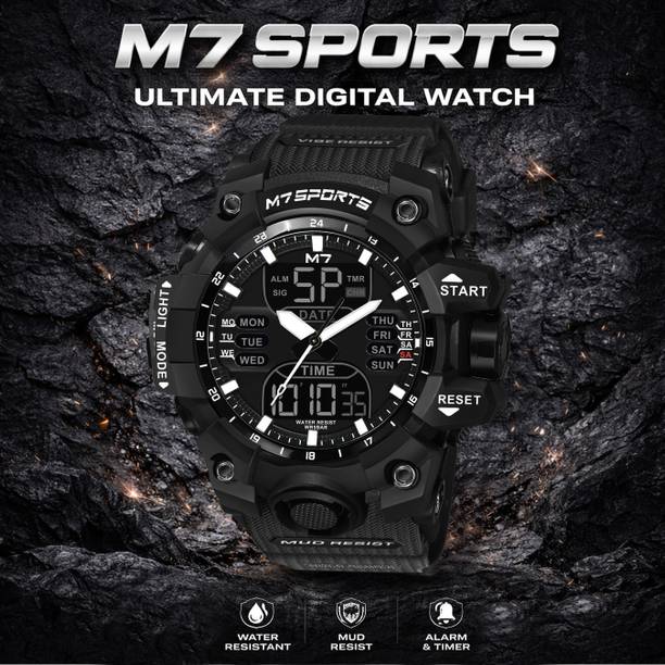 RangerX Analog-Digital Watch - For Men MNT-8013-BLACK