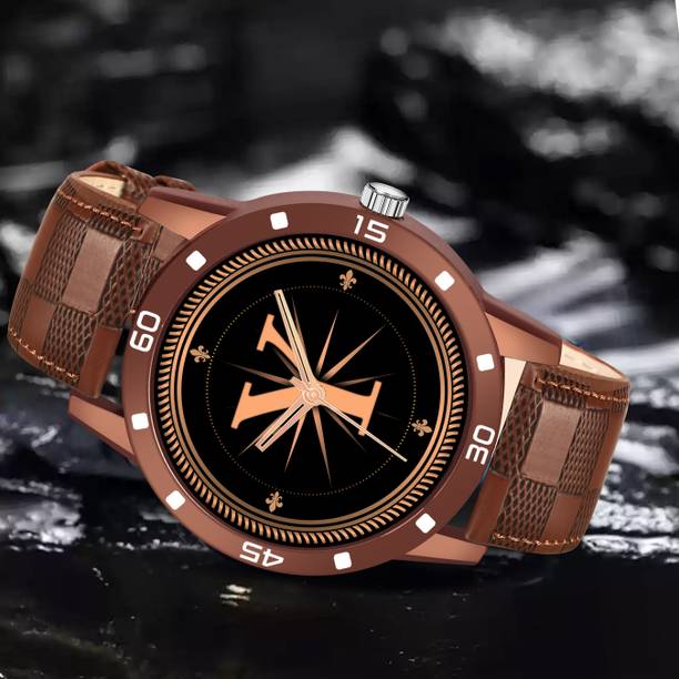 Red Robin ALPHA-Y-AVO-BRW-CHL-1 Alpha Heritage Collection Y Brown Strap Watch for Man & Boys Analog Watch  - For Men