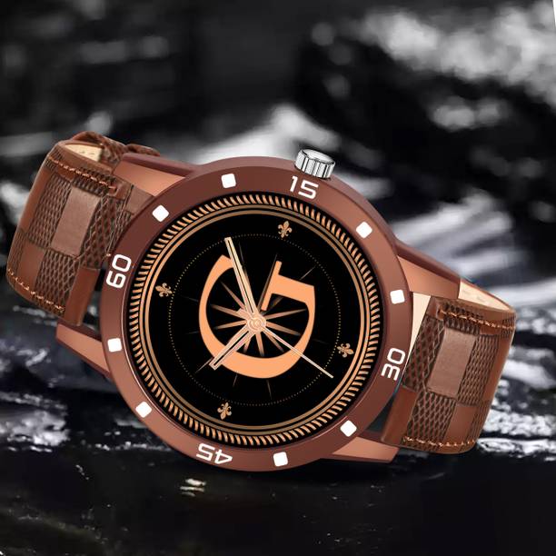 Red Robin ALPHA-G-AVO-BRW-CHL-1 Alpha Heritage Collection G Brown Strap Watch for Man & Boys Analog Watch  - For Men