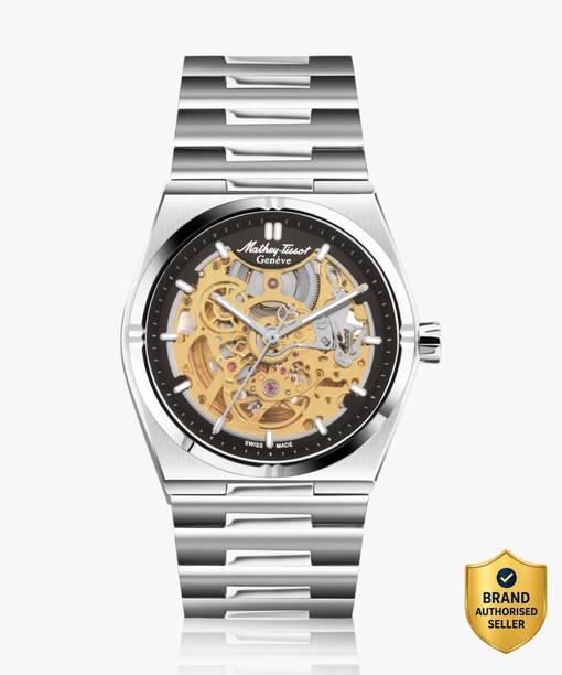 Swiss Made Zeus Skeleton Automatic Black Dial Analog Watch  - For Men H118CFAN