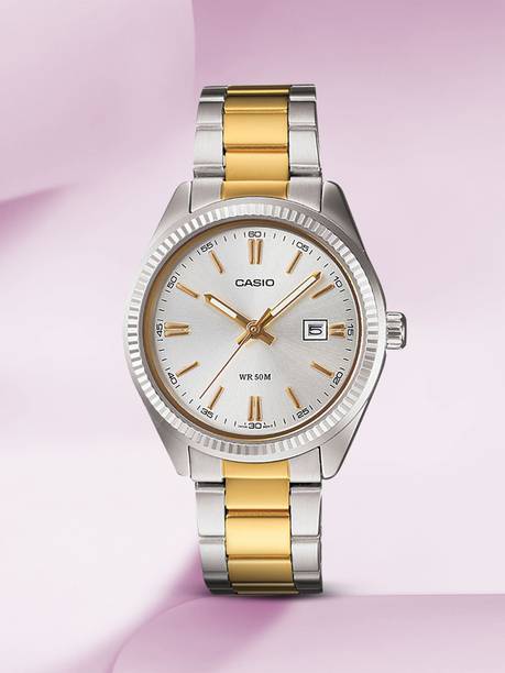 Enticer Lady's ( LTP-1302SG-7AVDF ) Analog Watch - For Women A478