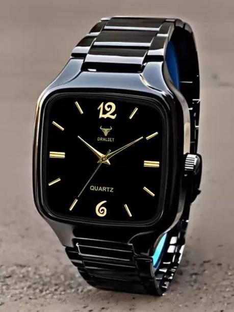 DRALIET RD-9102 Elegant Series Square Quartz For /Boys Analog Watch  - For Men