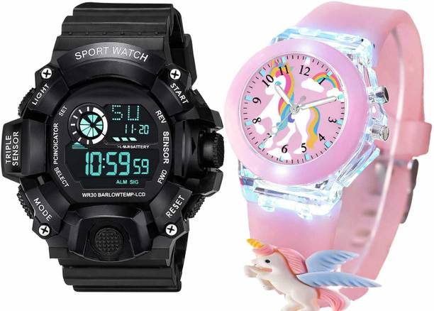 Digital Watch  - For Boys & Girls KIDS WATCH COMBO