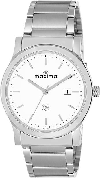Attivo Collection Date Display, Premium SS Strap Analog Watch  - For Men O-46865CMGI