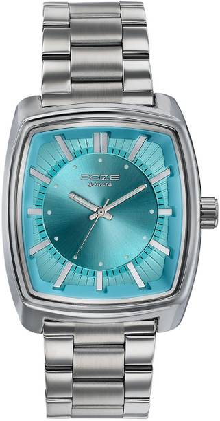 Poze 9 Quartz Tiffany Blue Dial IPS Sheet Metal Strap Analog Watch - For Men SP70116SM02W