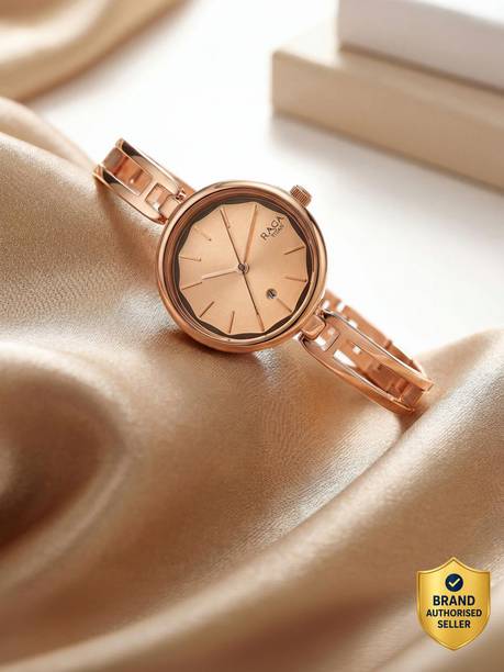 Titan Raga Viva 6 Phase 1 Titan Raga Viva Rose Gold Dial Rose Gold MetalStrap Analog Watch  - For Women