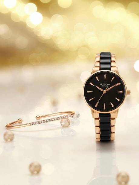 Poze - Metal Analog Watch - For Women SP80076KD02WF