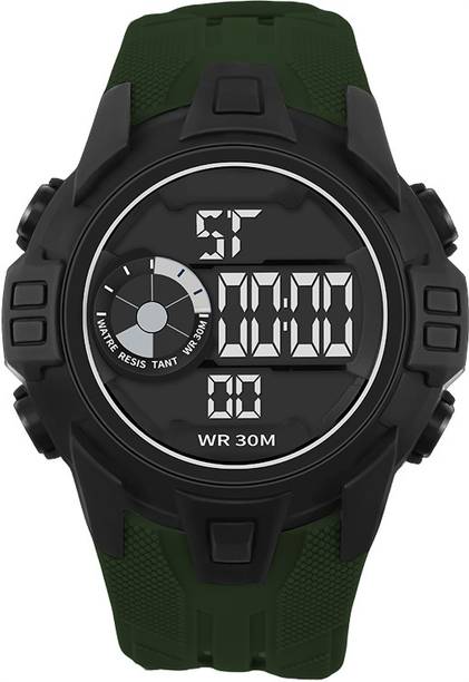 Digital Watch  - For Men F-2117-G