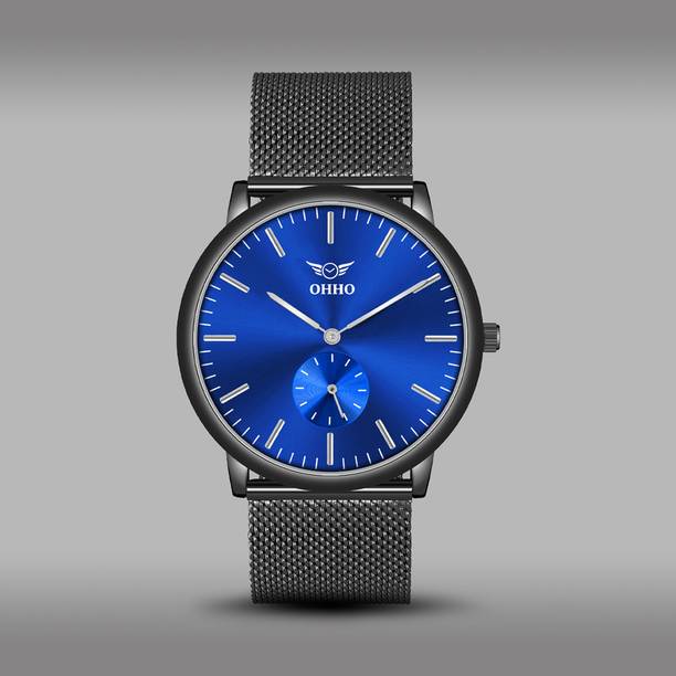 OHHO Minimalist Series Chronograph Men's Analog Watch  - For Men OHDW-01 Blue-Black