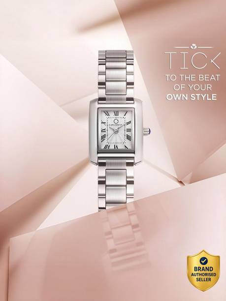Carlington Diva Series Premium Ladies Wrist Watches Analog Watch - For Women CT 113 Silver