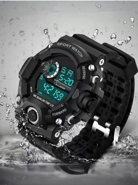 waterproof kids watches for boys Digital Watch  - For Boys & Girls QSIB-72 G SHOCK BLACK_12