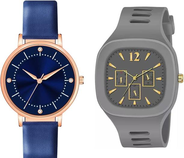 RIDDHI Milar Grey RS-55_Ritik Blue RS-48 RIDDHI New Trandy Analog Watch Analog Watch  - For Men & Women