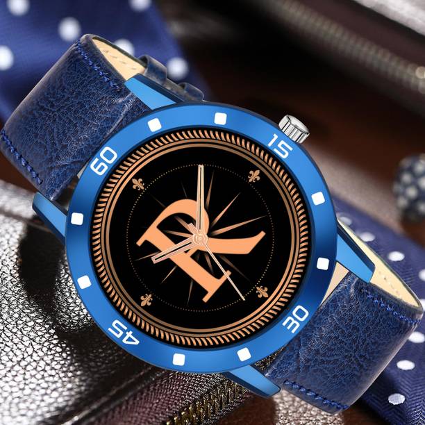 Red Robin ALPHA-R-AVO-BLU-SFR-1 Alpha Heritage Collection R Blue Strap Watch for Man & Boys Analog Watch  - For Men