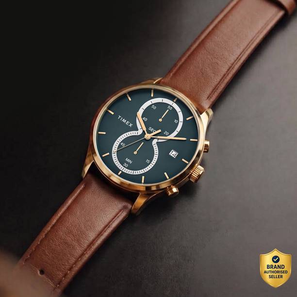 Chronograph, Teal Round Dial Analog Watch - For Men TWEG39400