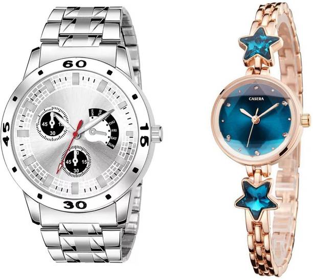 RIDDHI Aveo steel white RS-82_Star watch RS-60 RIDDHI New Trandy Analog Watch Analog Watch  - For Men