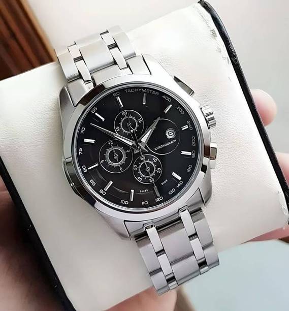 Adjustable Free Size Lock Date Function Working Analog Watch  - For Men VINTAGE LOOK