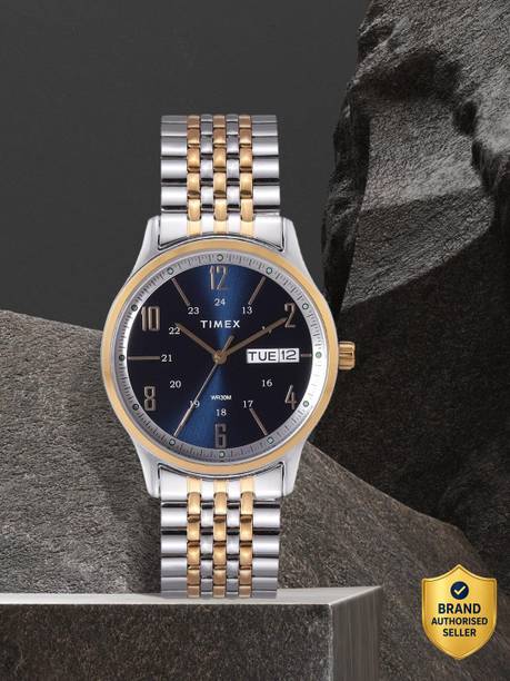 Round 39mm Blue Dial Analog Watch  - For Men TW0TG6506