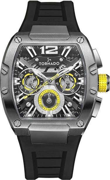 Tornado Xenith Multi Function Analog Watch - For Men T23105-XSBB