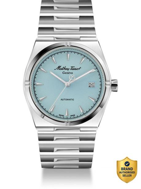 Swiss Made Zeus Automatic Blue Dial Analog Watch  - For Men H118ATSK