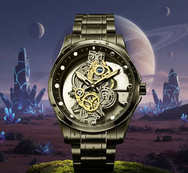 The Chronos Skeleton: Precision Unveiled. Analog Watch  - For Men opl77