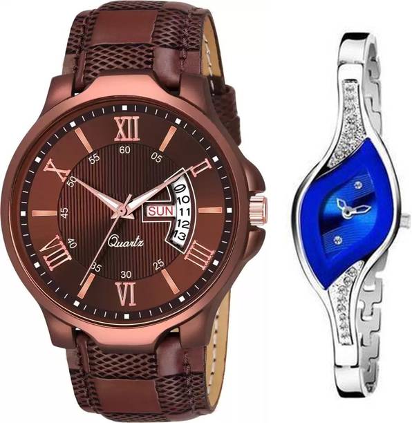 RIDDHI DD brown leather RS-90_Raga RS-60 RIDDHI New Trandy Analog Watch Analog Watch  - For Men & Women