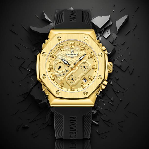 Sport Quartz Chronograph Waterproof Silicone Strap Luminous Date Wristwatch Analog Watch - For Men 8035G perfectly unique design
