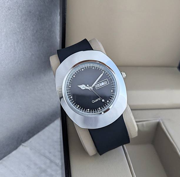 NESTER Men & Boys Wrist Watch | Day & Date | Silicone Strap |Daily Wear Timepiece Analog Watch  - For Men