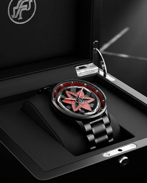 Crosta TENDING WATCH 3D Rotating Wheel Hub Watch Analog Watch  - For Men & Women