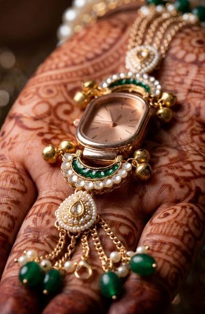 NA Analog Watch - For Women KASHMIRI-GREEN