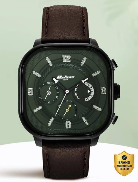 Titan Octane Aerobatics Chronograph Black Dial Fabric Strap Analog Watch  - For Men NT1856NL01,NU1856NL01
