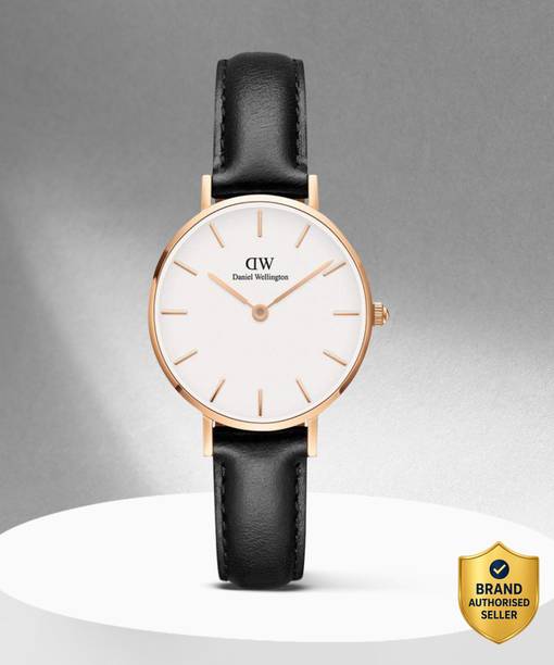 Petite Sheffield White color Round - 28 mm diameter Analog Watch  - For Women DW00100230
