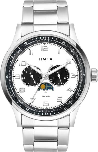 TIMEX Multifunction White Dial Analog Watch  - For Men