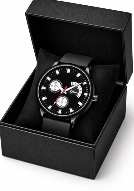 Analog Watch  - For Men & Women Formal Analog Black Color Silicone Strap Best Selling Watch