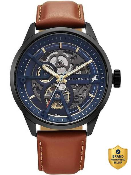 Fastrack Automatic 2.0 Blue Round Dial Men's Analog Watch / Analog Watch - For Men 3318NL01,NU3318NL01